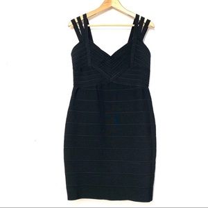 Alice + Olivia Bandage Stretch Bodycon dress C87